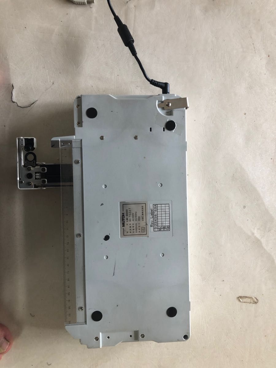 MUTOH ムトー レタリングマシーン 書蔵 LM-8000 動作品|Yahoo MUTOH ムトー レタリングマシーン 書蔵 LM-8000 動作品|Yahoo