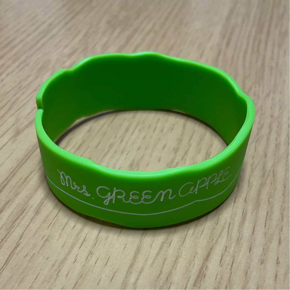 Mrs.GREEN APPLE ミセスグリーンアップル　2015年　林檎の皮ラバーバンド ラババン　シリコンバンド