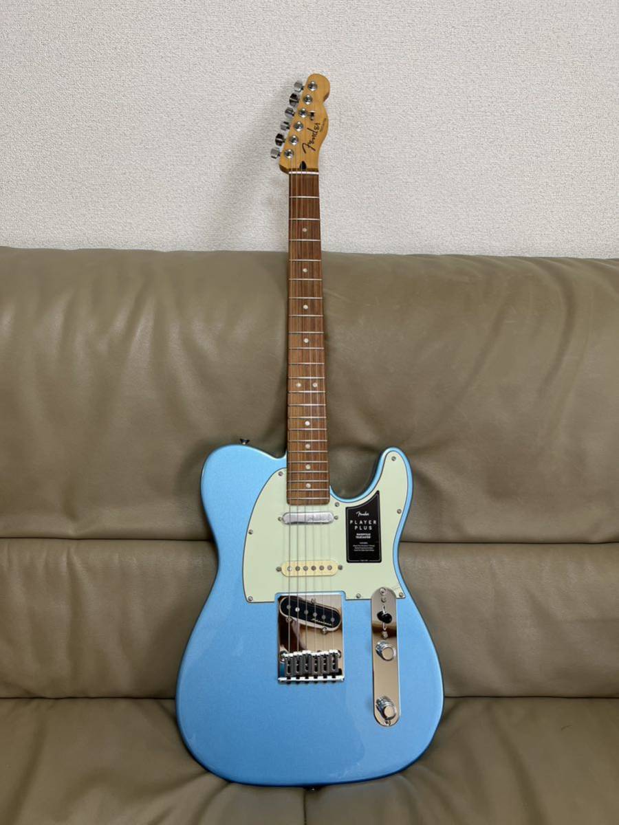 FenderPlayer Plus Nashville Telecaster Pau Ferro Opal Spark