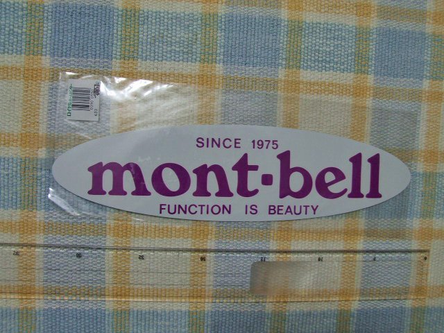 Mont Bell /mont-bell/ sticker / seal /A * Yahoo! shopping store / rare thing association *. beautiful . also large amount exhibiting!