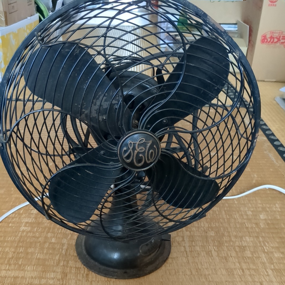 芝浦 扇風機 昭和レトロ アンティーク レトロ扇風機 芝浦製作所 鉄製