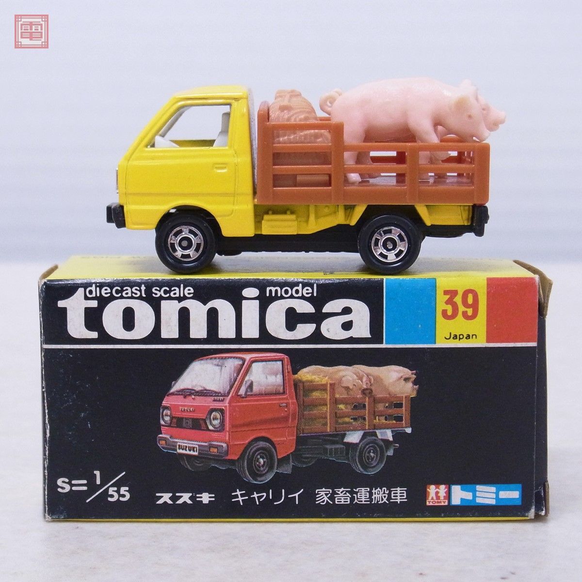 65%OFF【送料無料】 トミカ スズキキャリィ家畜運搬車 日本製 ミニカー