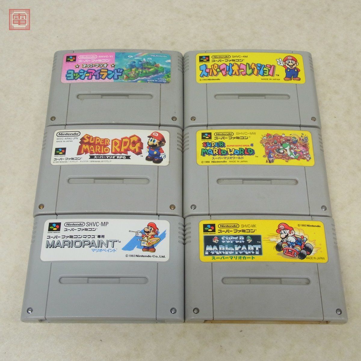 SFC スーファミ スーパーマリオRPG 等 任天堂関連ソフト まとめて6本