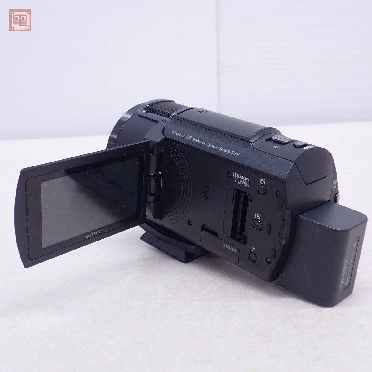 SONY FDR AX 4Kビデオカメラ ハンディカム 黒 ブラック 年製