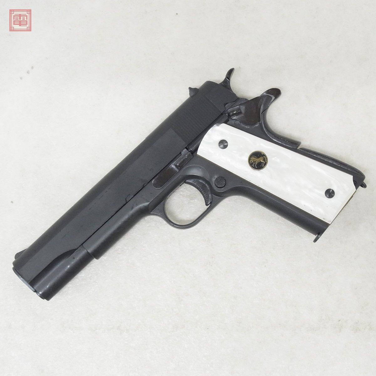 マルシン モデルガン コルトガバメント M1911A1 ホワイトパール調真鍮
