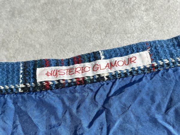 90年代当時物◇Hysteric Glamour◇Y2K◇チェック総柄キルトスカート