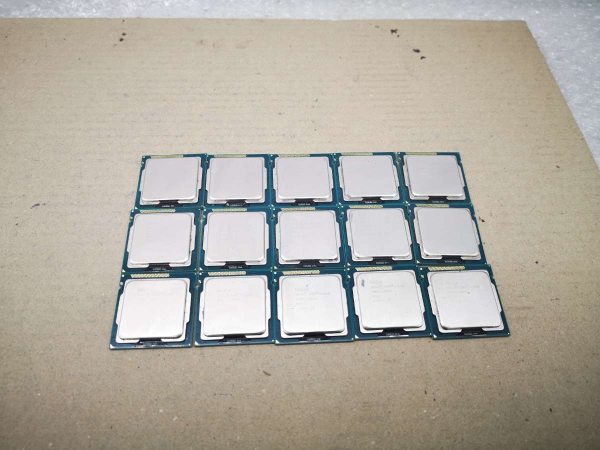 芸能人愛用 i3-3220 ジャンク扱い 15個セット CPU Core i3