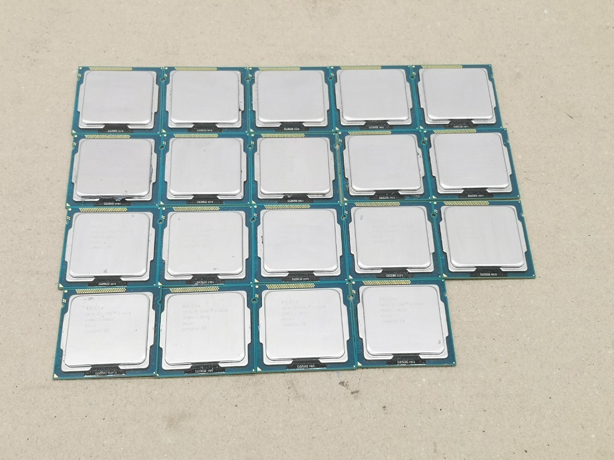 i3-3220 CPU 19 piece set junk treatment 