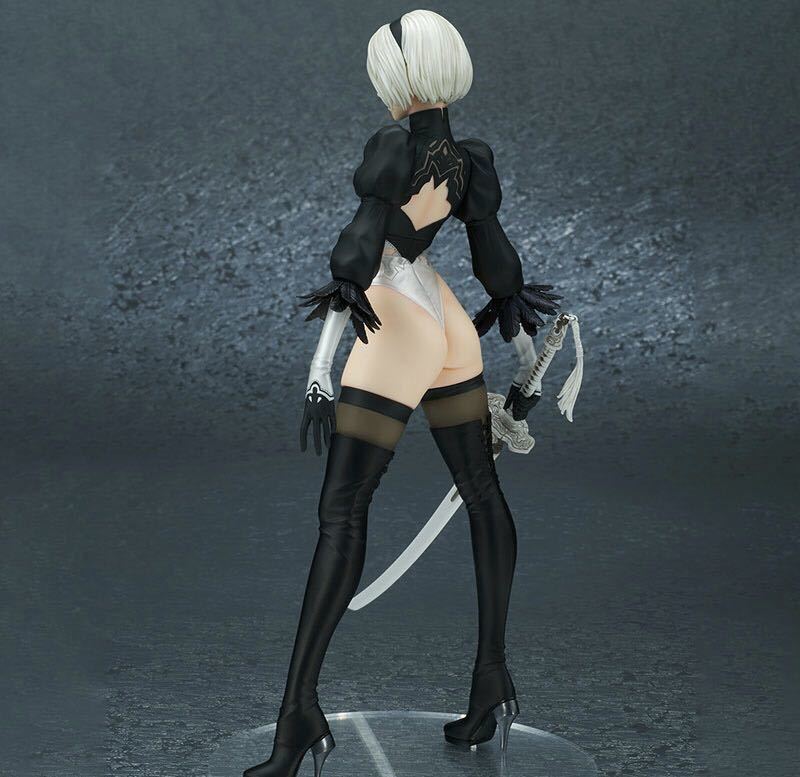 【美品】NieR:Automata 2B(ヨルハ二号B型) DX版 完成品フィギュア 【再販分】　ニーアオートマタ【正規品】1円スタート_画像3