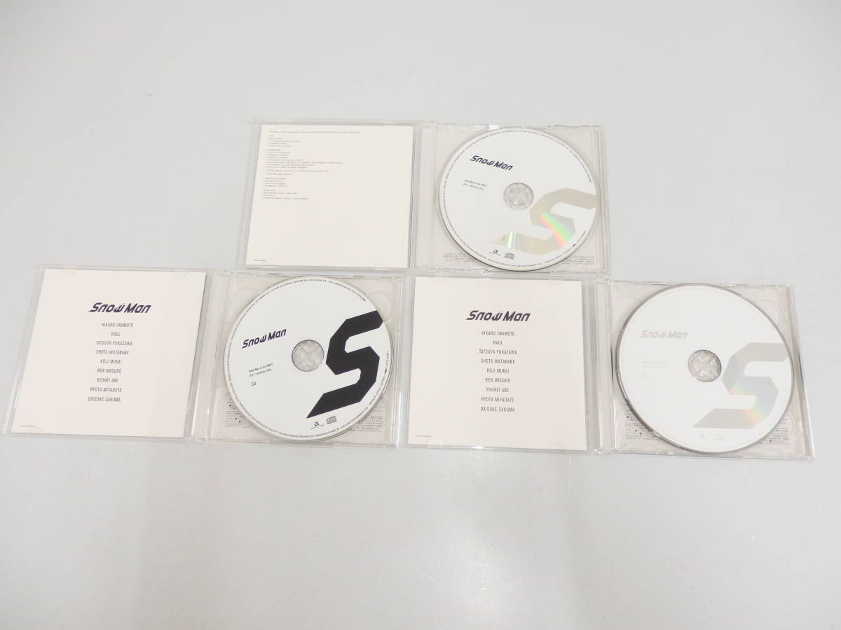 cd14)Snow Man vs SixTONES D.D. / Imitation Rain 3枚セット初回盤