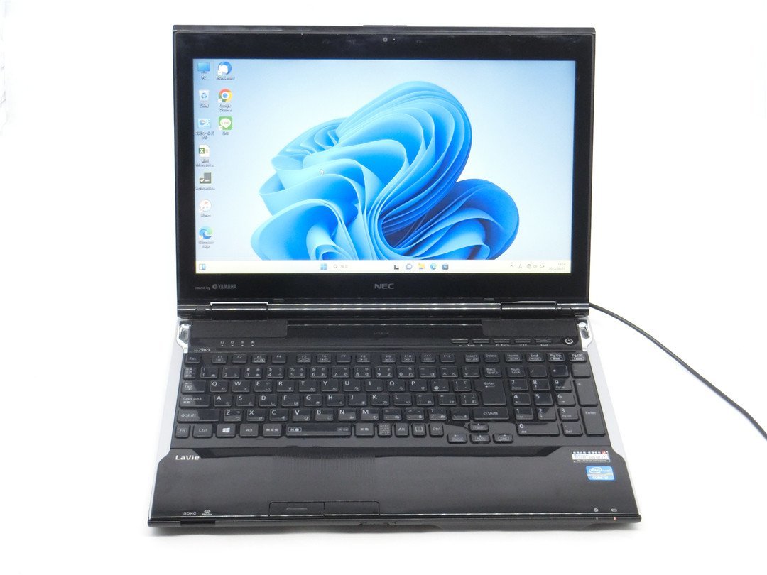 15.6型/ノートPC/Windows10/爆速新品SSD512GB/8GB/2世代i7/NEC LL750/D