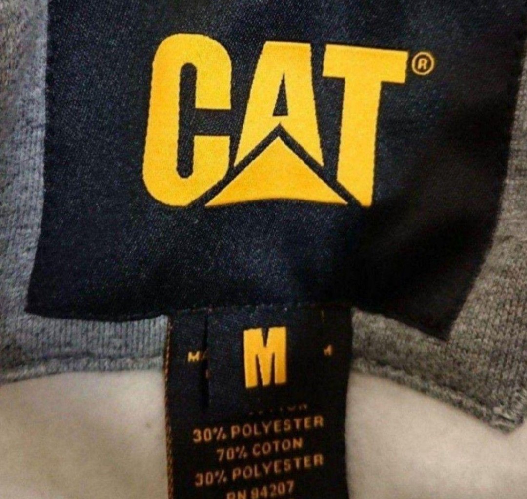 【M】CAT キャット プルオーバーパーカー Trademark グレー_画像4