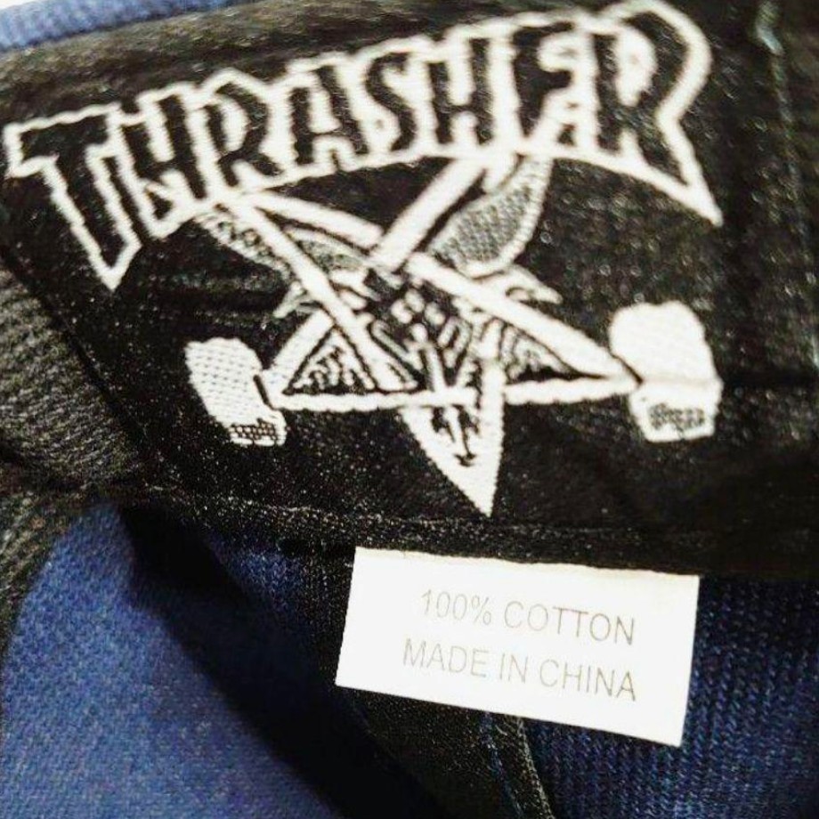 THRASHER スラッシャー スナップバックキャップ Outlined 紺_画像6