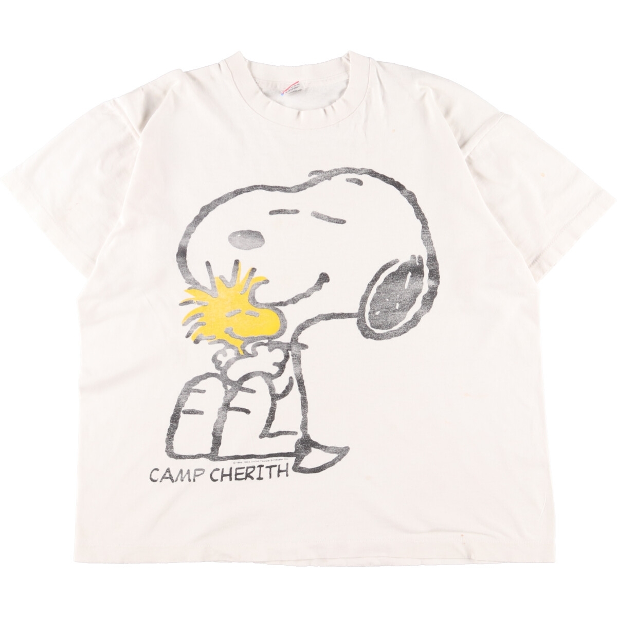 古着 90年代 FRUIT OF THE LOOM SNOOPY スヌーピー キャラクタープリントTシャツ USA製 メンズXL ヴィンテージ /eaa349749_画像1