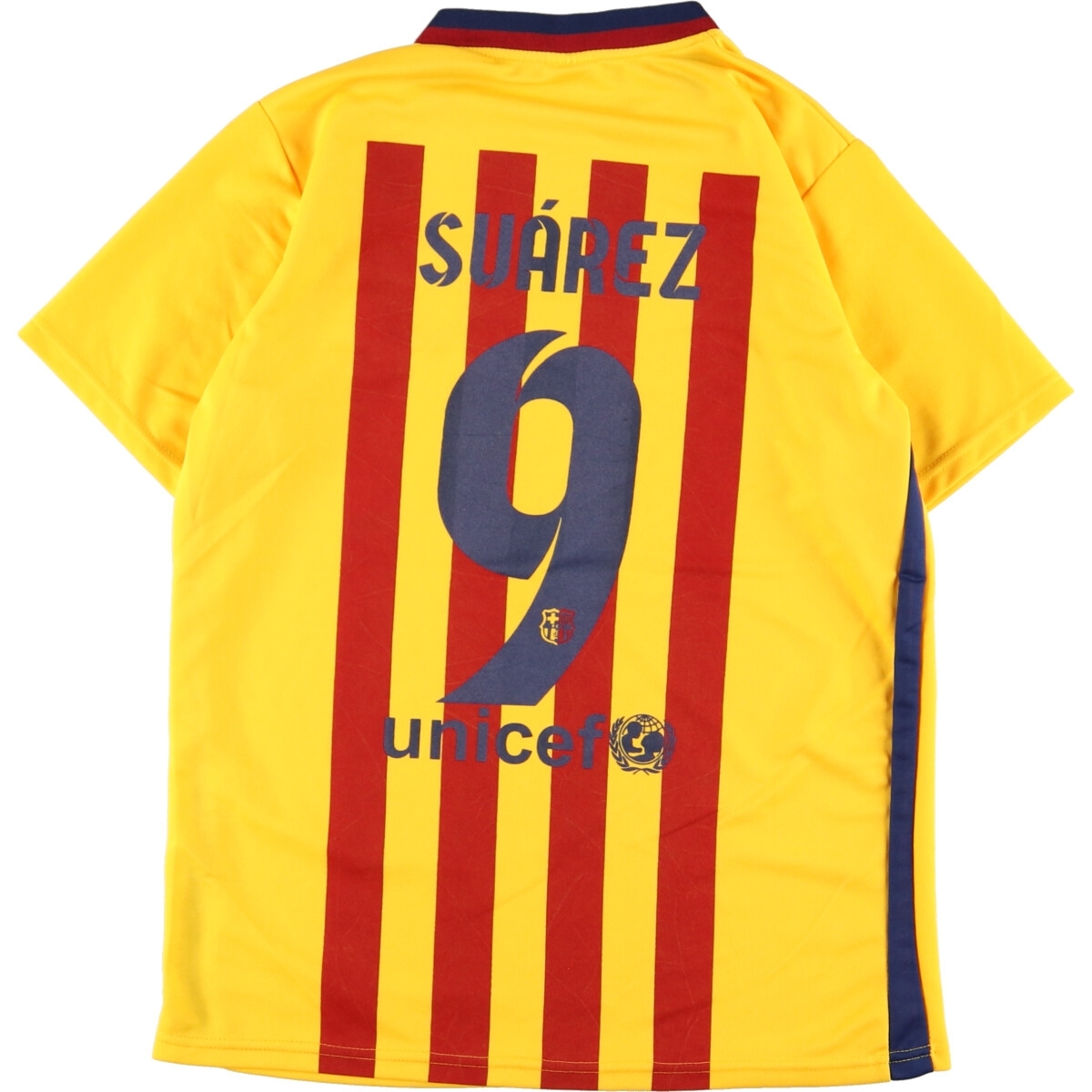 古着 INTER soccer FC バルセロナ サッカーユニフォーム ゲームシャツ メンズXS /eaa349988_画像2