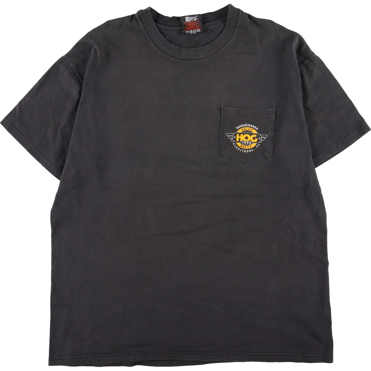 古着 ヘインズ Hanes Harley-Davidson ハーレーダビッドソン バックプリント モーターサイクル バイクTシャツ USA製 メンズXL /eaa352068