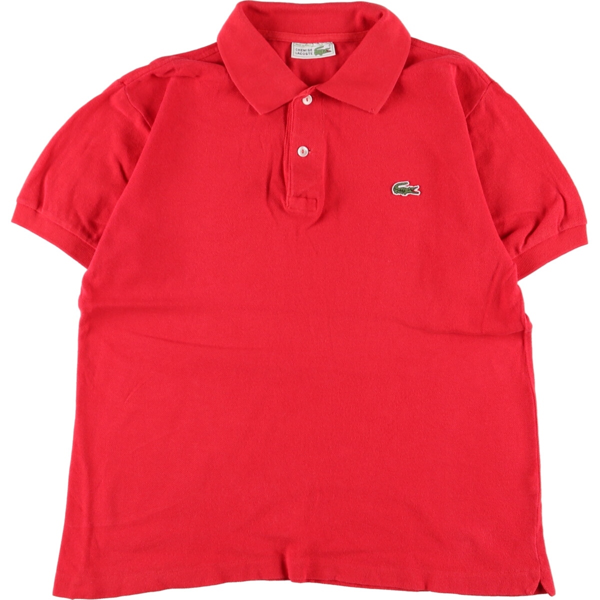 古着 80年代 ラコステ LACOSTE フレンチラコステ 半袖 ポロシャツ フランス製 メンズS ヴィンテージ /eaa354951