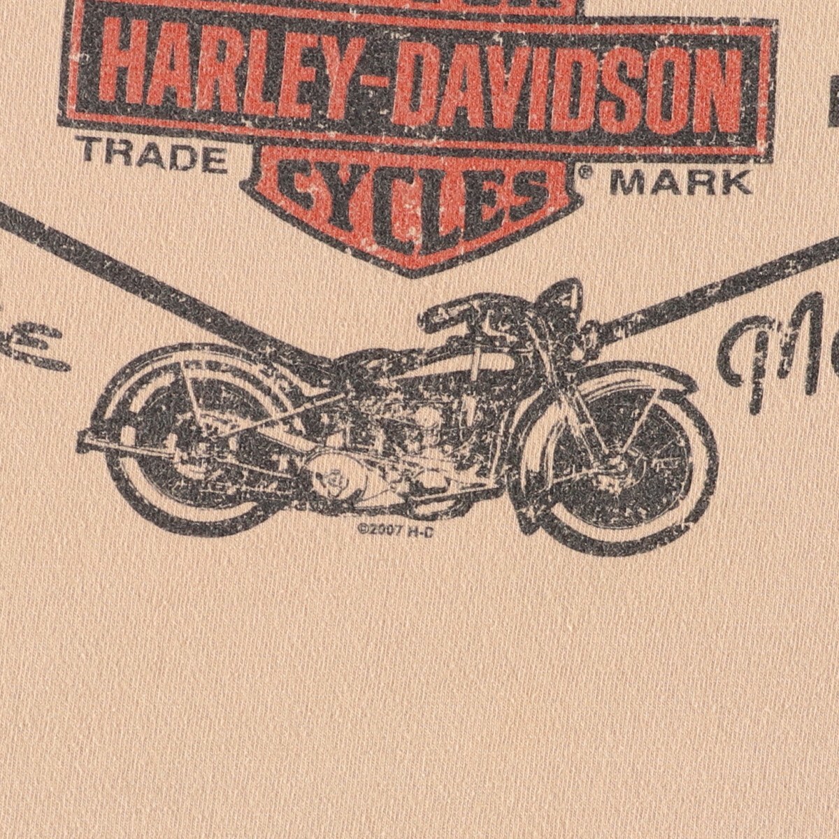 古着 ハーレーダビッドソン Harley-Davidson 両面プリント モーターサイクル バイクTシャツ USA製 メンズXXL /eaa354875_画像4