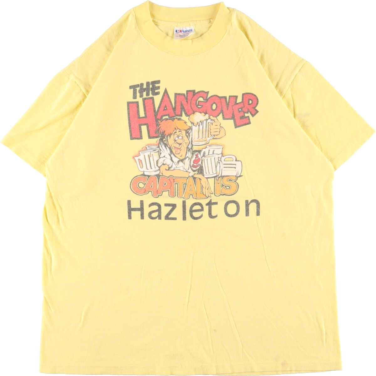 古着 80年代 ヘインズ Hanes プリントTシャツ USA製 メンズXL ヴィンテージ /eaa354453_画像1