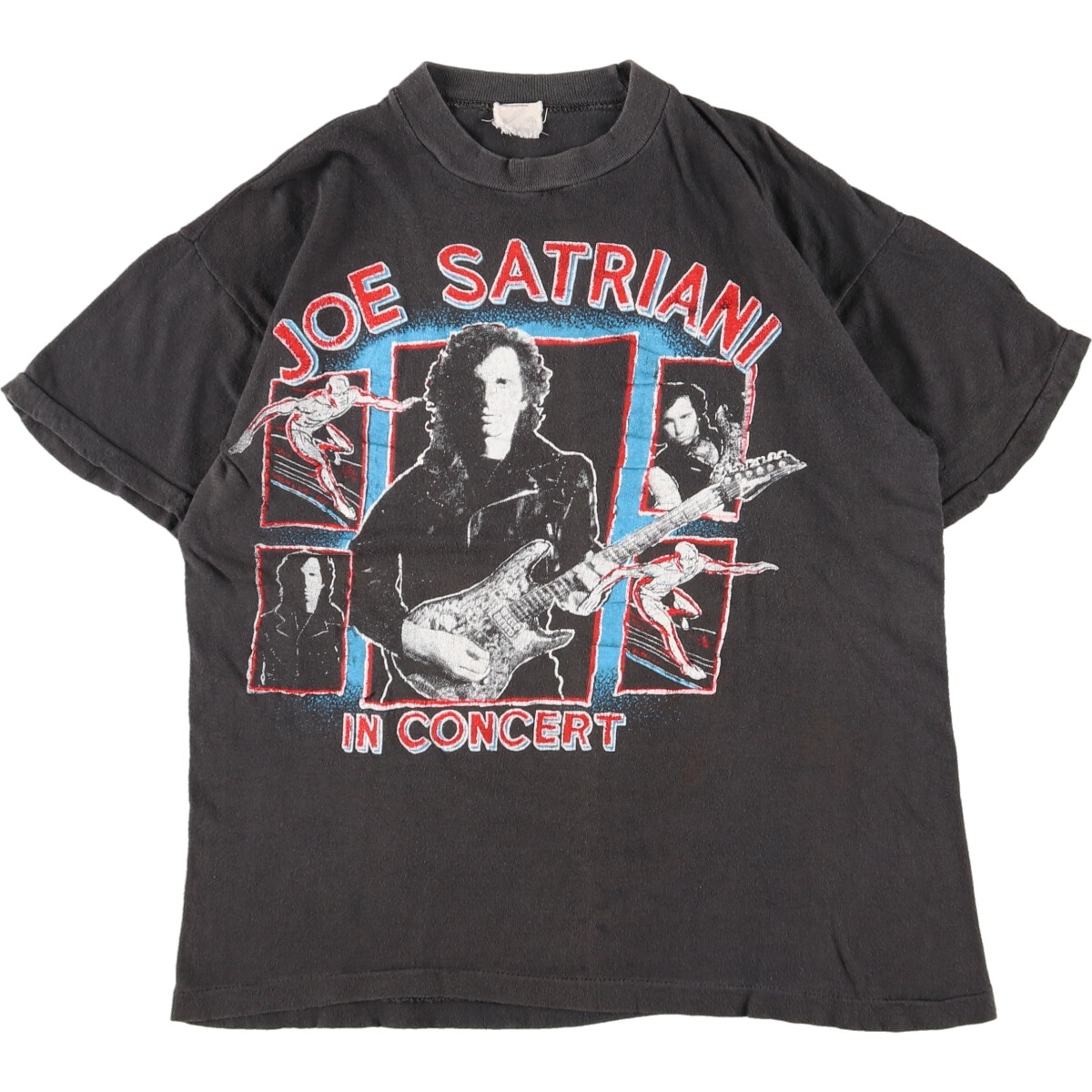 古着 パラマウント PARAMOUNT JOE SATRIANI ジョーサトリアーニ In concert U.S. TOUR バンドTシャツ バンT メンズM /eaa354596_画像1