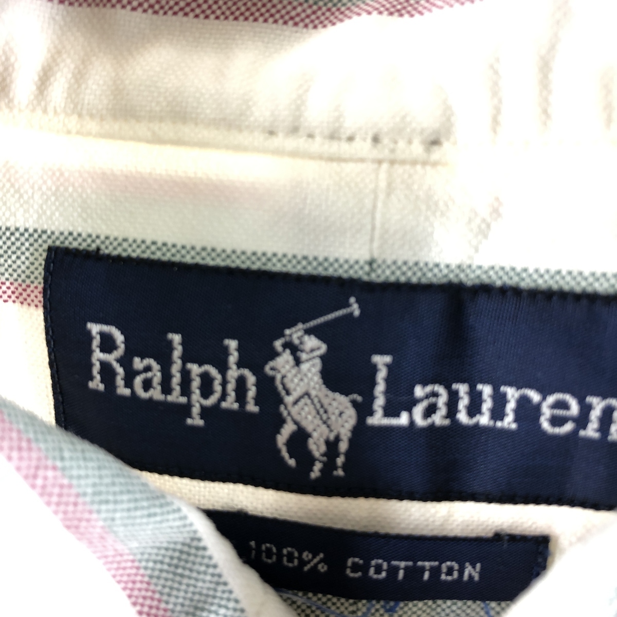 古着 ラルフローレン Ralph Lauren RALPH LAUREN オックスフォード 長袖 ボタンダウンストライプシャツ メンズL /eaa356828_画像3
