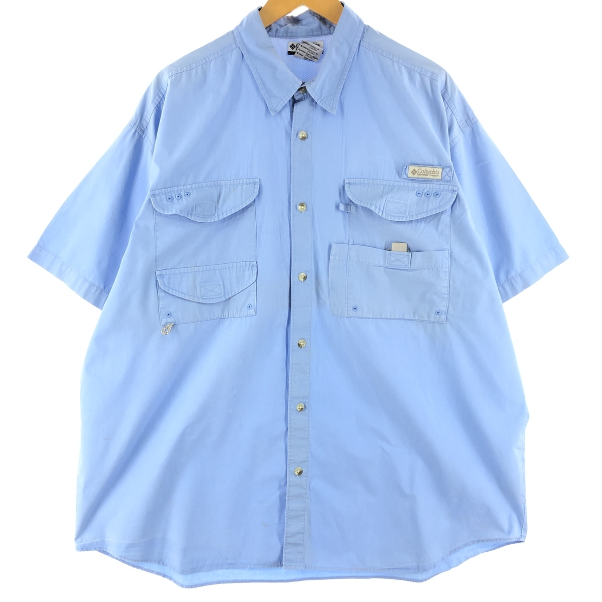 古着 コロンビア Columbia PFG 半袖 フィッシングシャツ メンズXXL /eaa357586_画像1