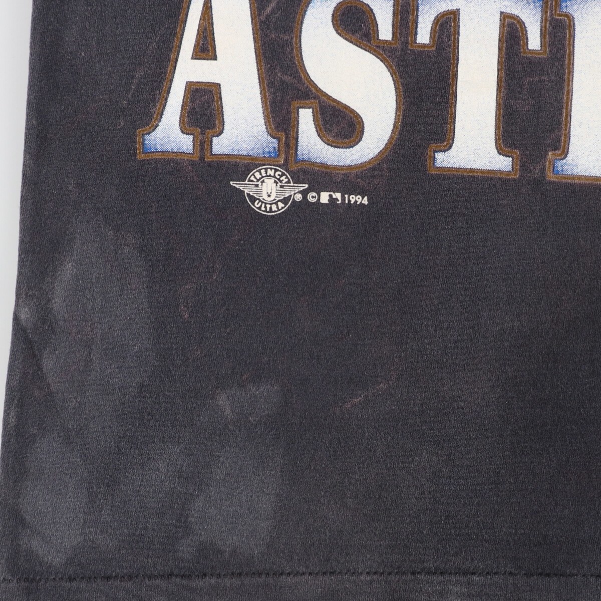 古着 90年代 TRENCH MLB HOUSTON ASTROS ヒューストン アストロズ スポーツプリントTシャツ USA製 メンズS ヴィンテージ /eaa358086_画像4