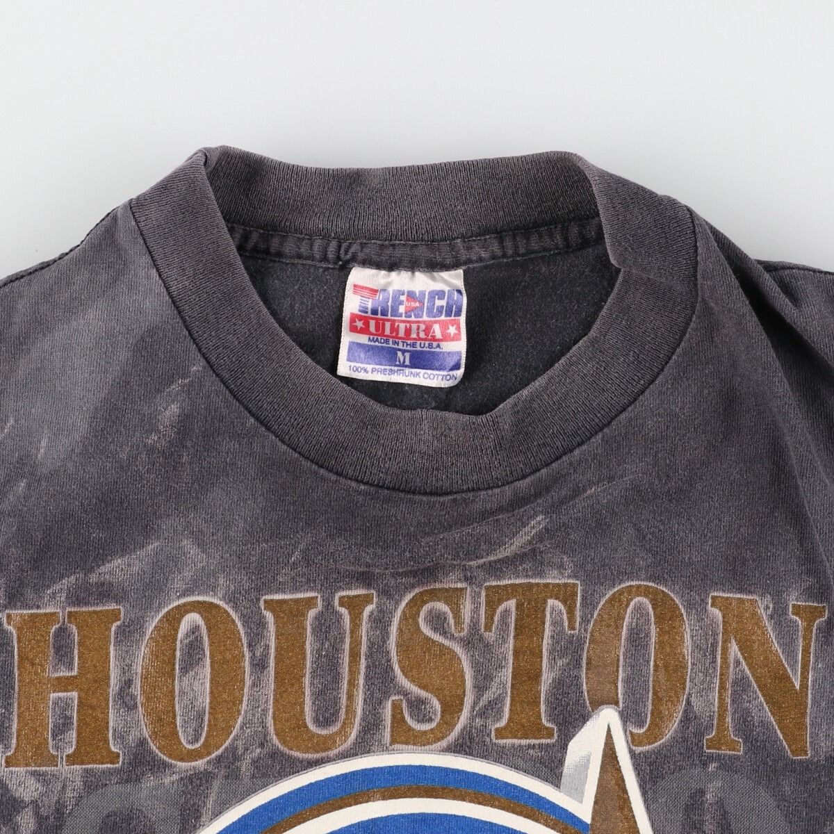 古着 90年代 TRENCH MLB HOUSTON ASTROS ヒューストン アストロズ スポーツプリントTシャツ USA製 メンズS ヴィンテージ /eaa358086_画像3