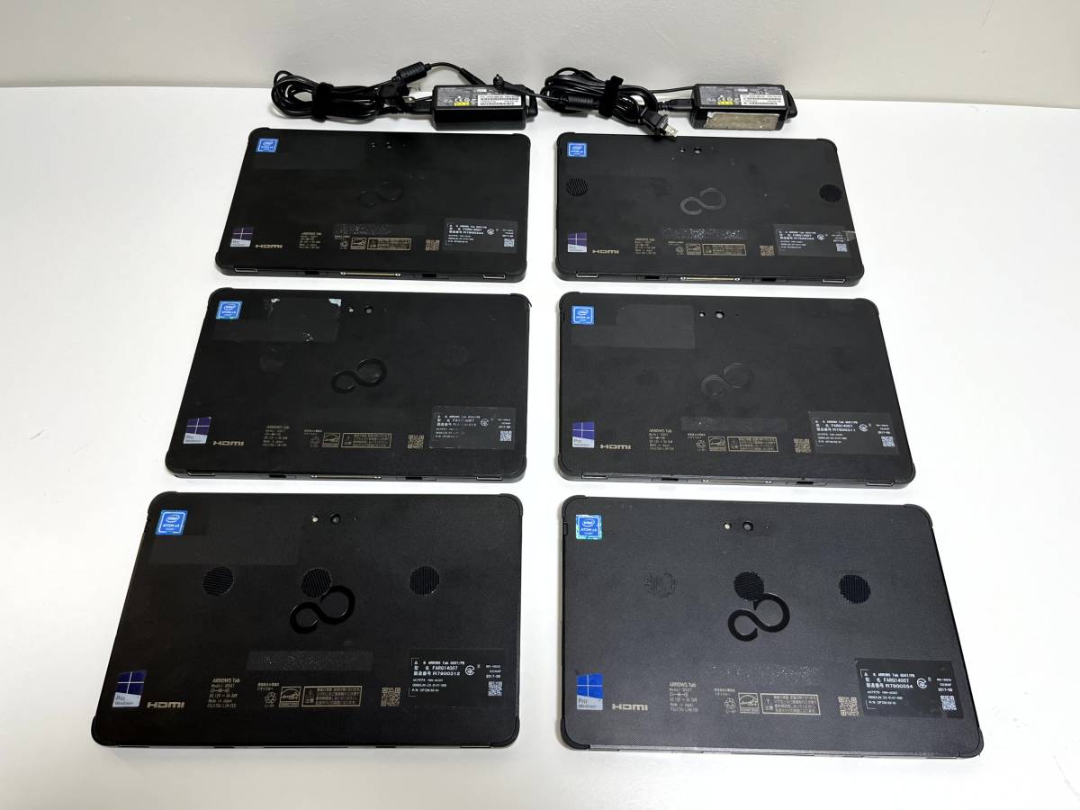 ジャンク】富士通 ARROWS Tab Q507/PB 無線WAN搭載モデル 6台セット