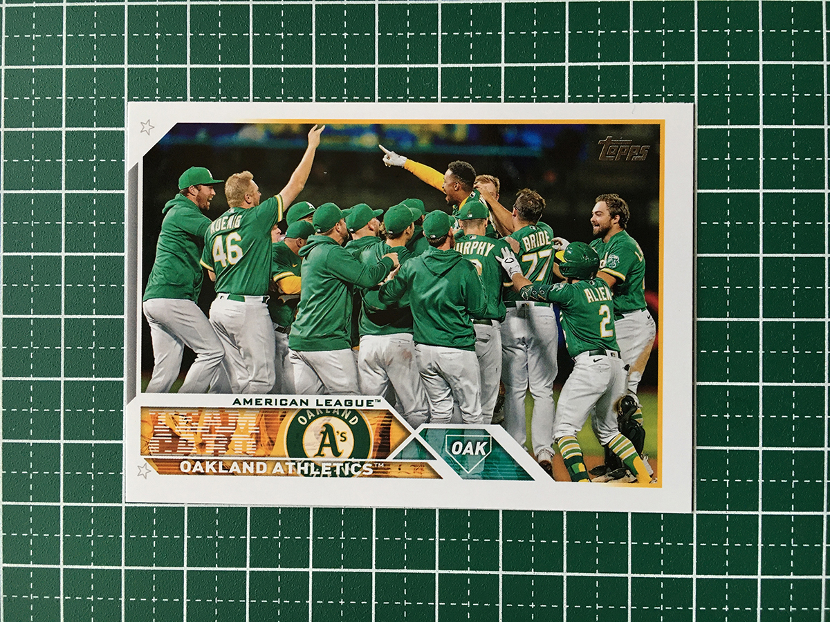 ★TOPPS MLB 2023 SERIES 2 #577 TEAM CARD［OAKLAND ATHLETICS］ベースカード「BASE」★_画像1