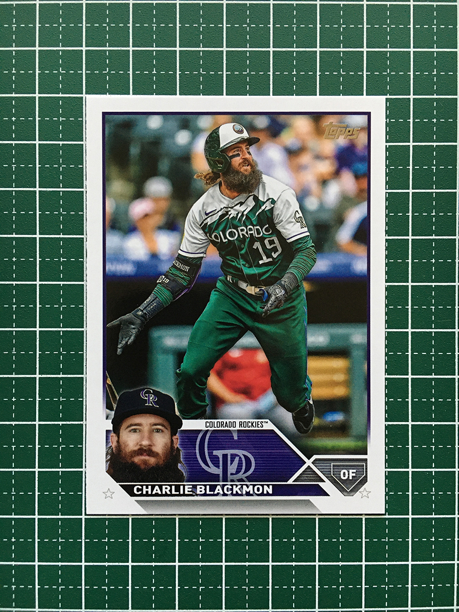 ★TOPPS MLB 2023 SERIES 2 #523 CHARLIE BLACKMON［COLORADO ROCKIES］ベースカード「BASE」★_画像1