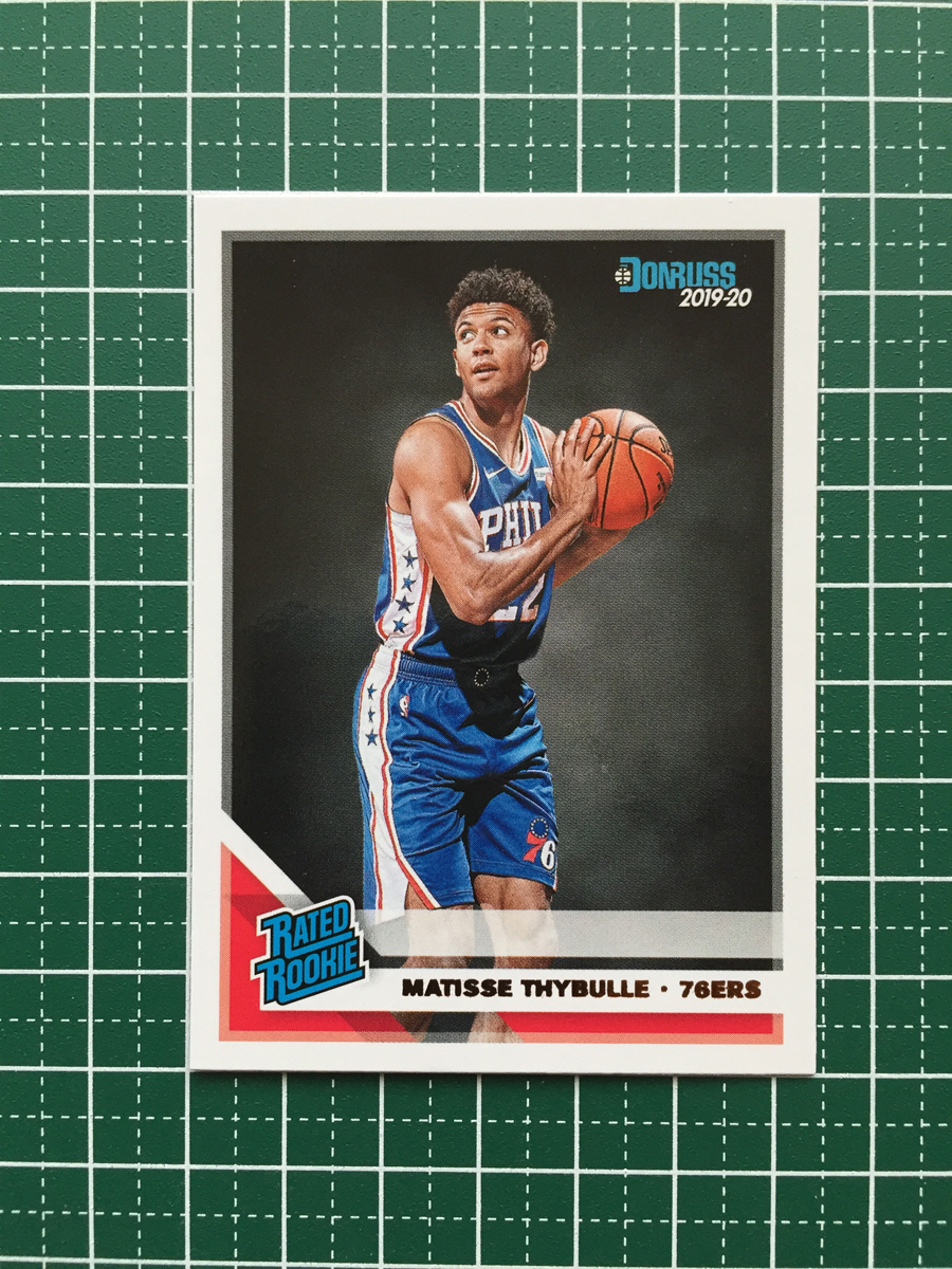 ★PANINI 2019-20 NBA DONRUSS #219 MATISSE THYBULLE［PHILADELPHIA 76ERS］ベースカード ルーキー RC 2020★_画像1