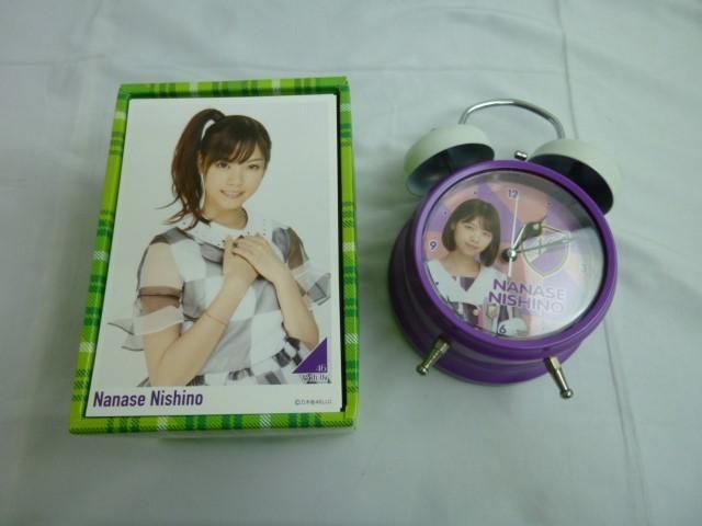 同梱可】中古品 アイドル 乃木坂46 西野七瀬 目覚まし時計 メモリアル