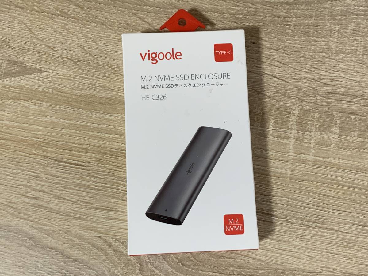 ☆未使用品☆『SSDケース「vigoole M.2 SSD ケースUSB-C NVME（PCI-E M