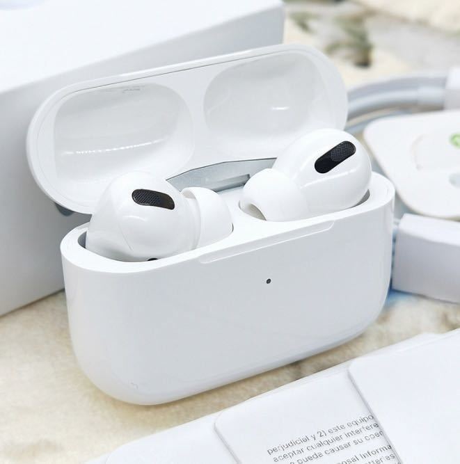 最新新品ワイヤレスイヤホンPro 白( Apple AirPods Pro 第2世代型代替