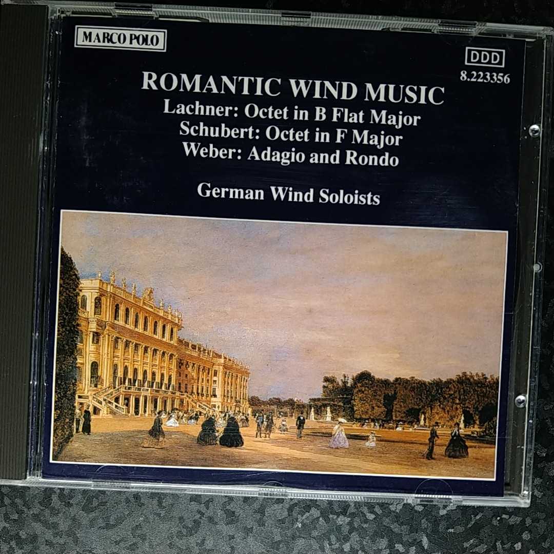 g【x80円】ロマン派の吹奏楽曲　シューベルト　ウェーバー　レヒナー　German Wind Soloists Romantic Wind music_画像1