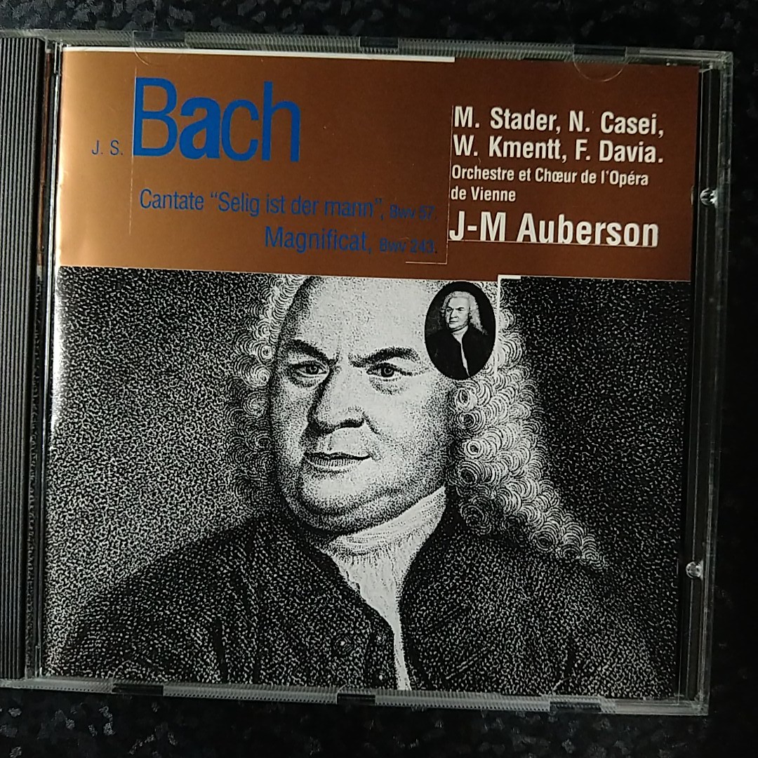 g（輸入盤）オーベルソン　シュターダー　バッハ　カンタータ　マニフィカト　Auberson Stader Bach Cantate Magnificat_画像1
