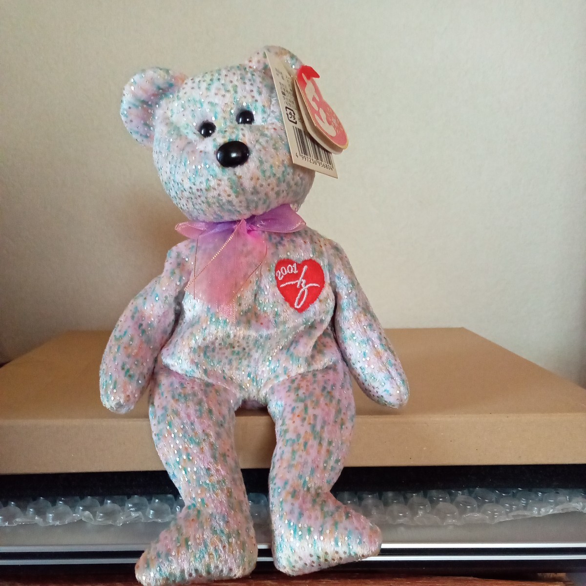  valuable!ty Beanie babes soft toy 2001 memory be arc ma bear 