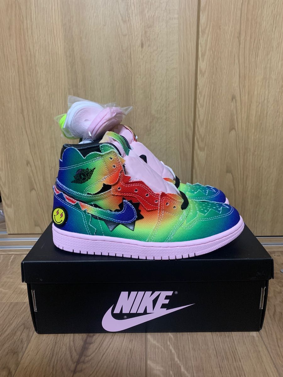 J Balvin × Nike Air Jordan 1 High OG "Rainbow" エアジョーダン1 希少サイズ