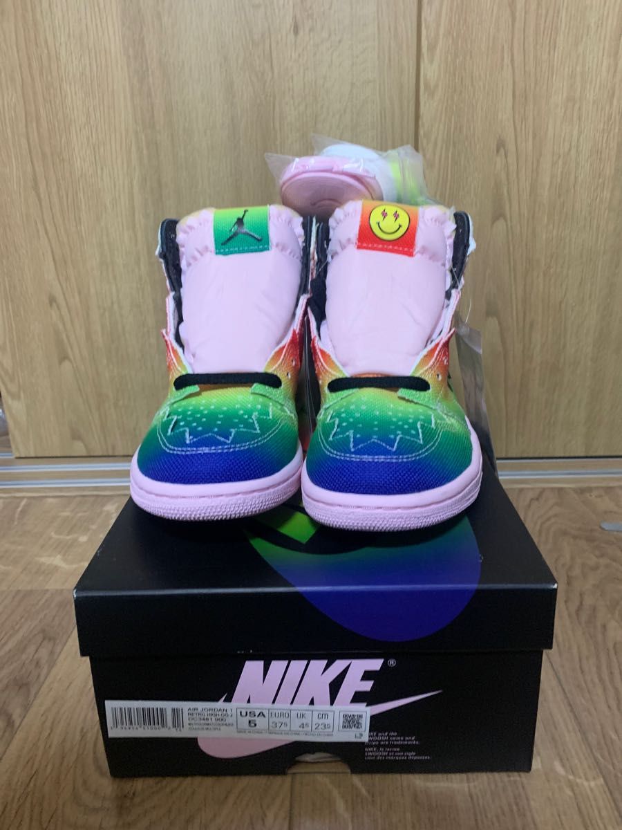 J Balvin × Nike Air Jordan 1 High OG "Rainbow" エアジョーダン1 希少サイズ