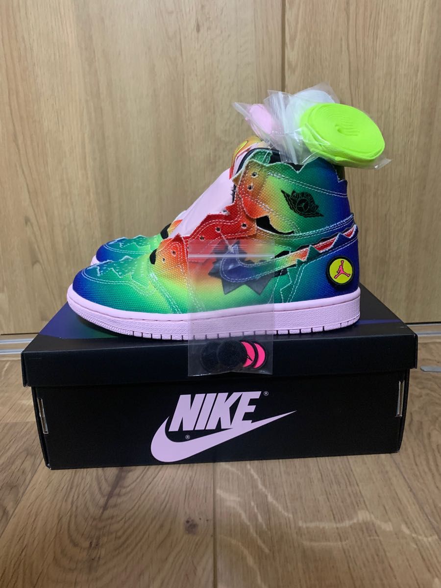 J Balvin × Nike Air Jordan 1 High OG "Rainbow" エアジョーダン1 希少サイズ