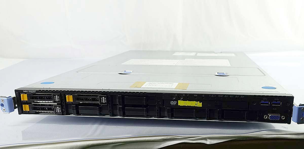 1U ラックサーバー NEC Express5800/R120g-1M N8100-2397Y/Xeon E5-2690 v4 2.60GHz×2/メモリ192GB/HDD無/SAS/RAID/OS無/S072002_画像1