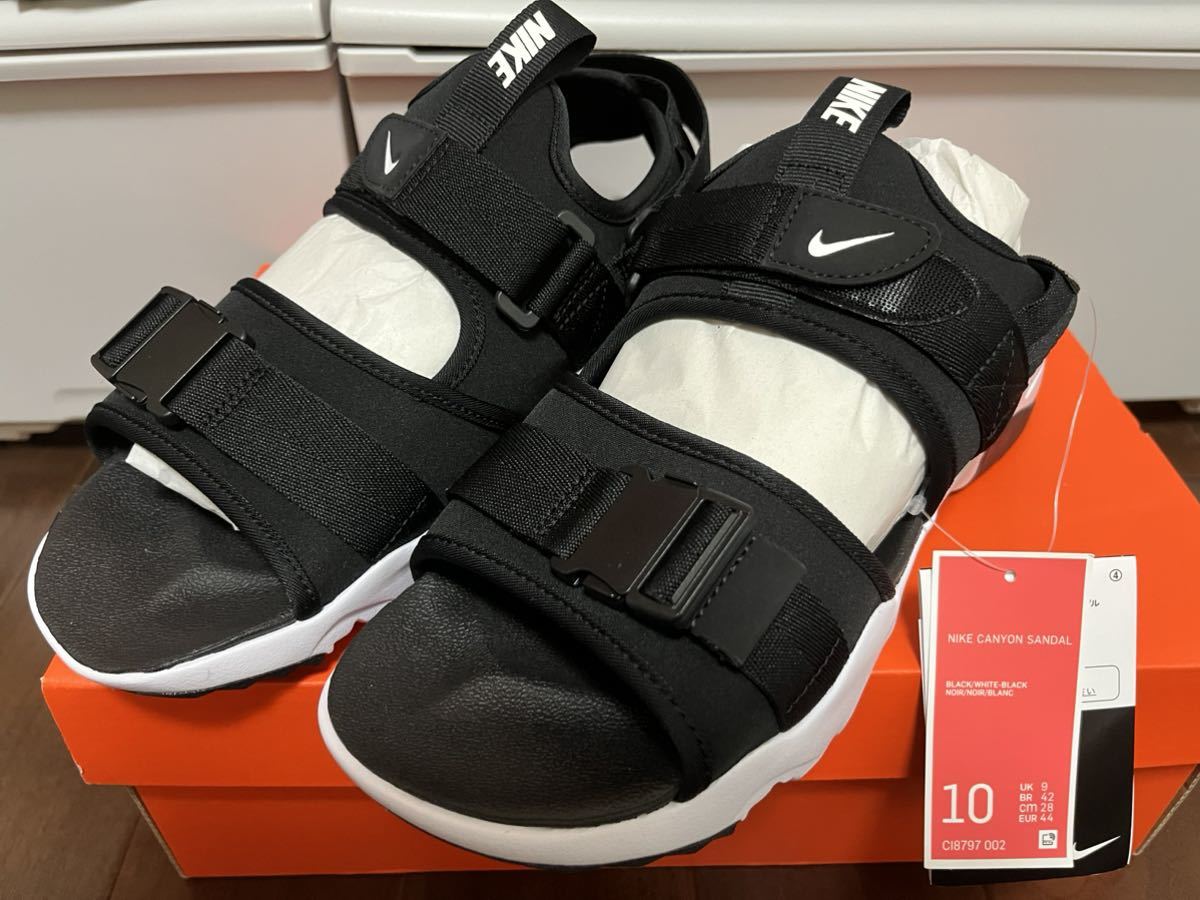 新品 送料込 NIKE ナイキ キャニオン サンダル ブラック CANYON SANDAL