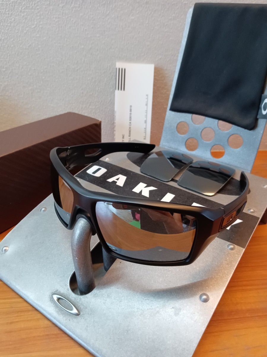 【未使用♪偏光♪】マットブラック/レンズおまけ/アイパッチ2/オークリー/eyepatch2/oakley 検サングラス　ランニング釣り