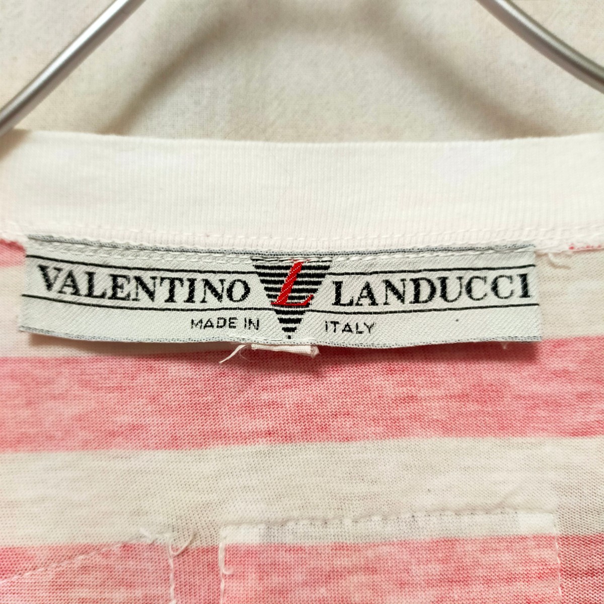 古着　valntino landucci　半袖ヘンリーネックTシャツ　ヴィンテージ　イタリア製_画像8