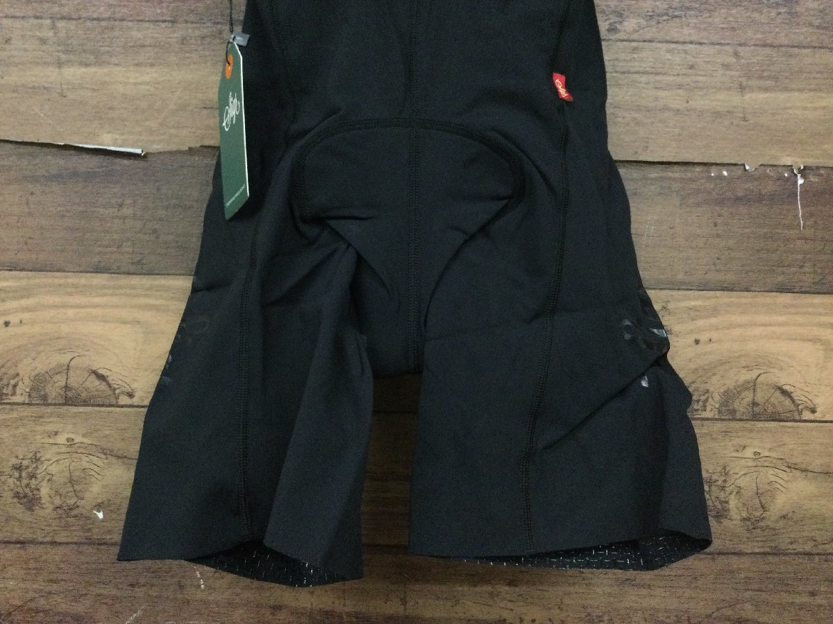 GY256 ☆シーガー Sigr RIKSETTAN WOMAN ビブショーツ 黒 痛めつけ S GY256 ☆シーガー Sigr RIKSETTAN WOMAN ビブショーツ 黒 痛めつけ S