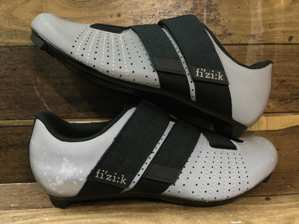 GS197 フィジーク fizik テンポ パワーストラップ TEMPO R5 POWERSTRAP Reflectovegrey ビンディングシューズ EU41 SPD-SL_画像3