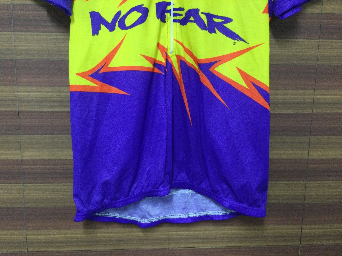 GL385 ノーフィア NO FEAR 半袖 サイクルジャージ 紫 M_画像4
