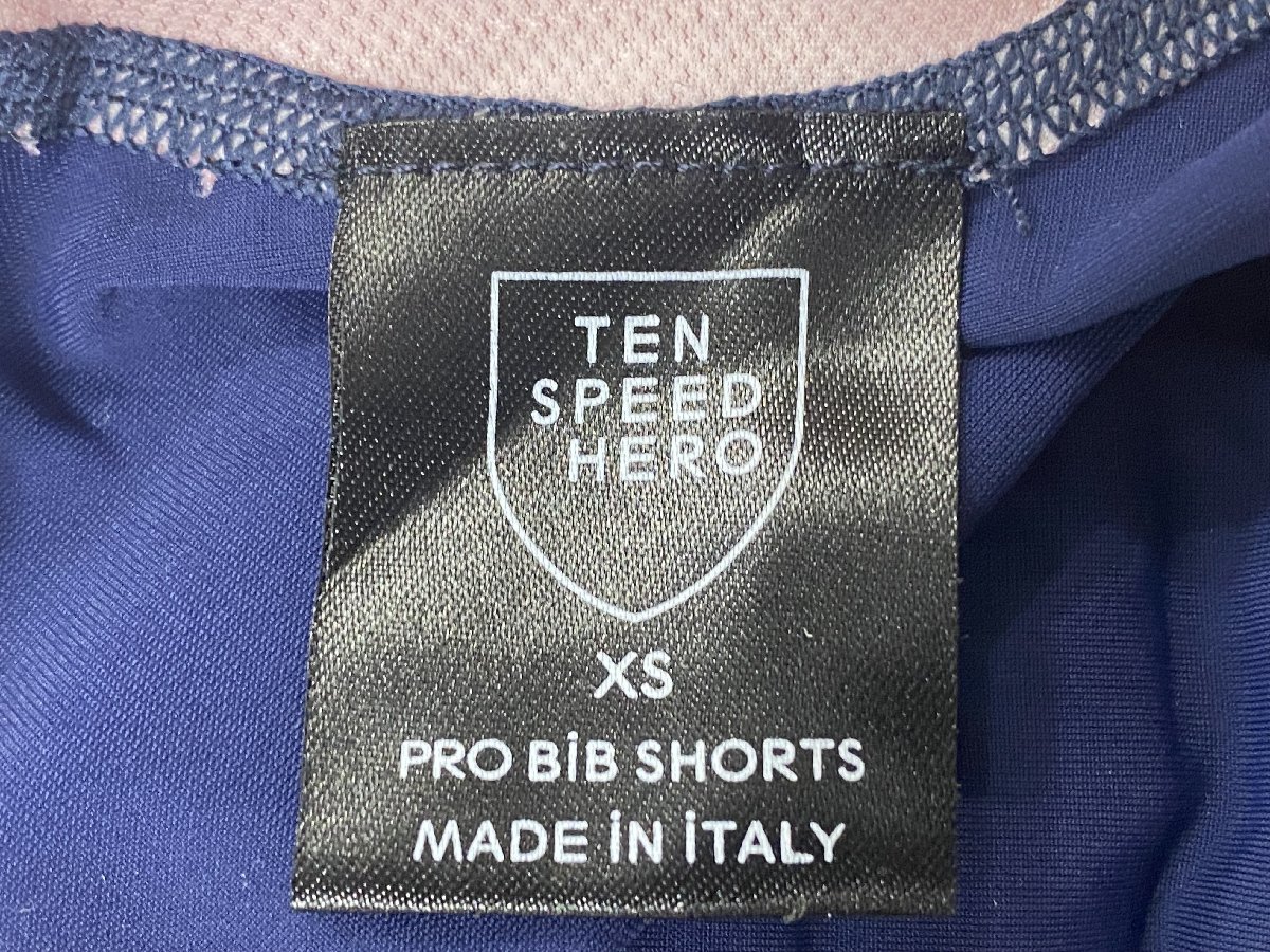 FQ017 ton Speed hero TEN SPEED HERO bib shorts navy blue pink XS