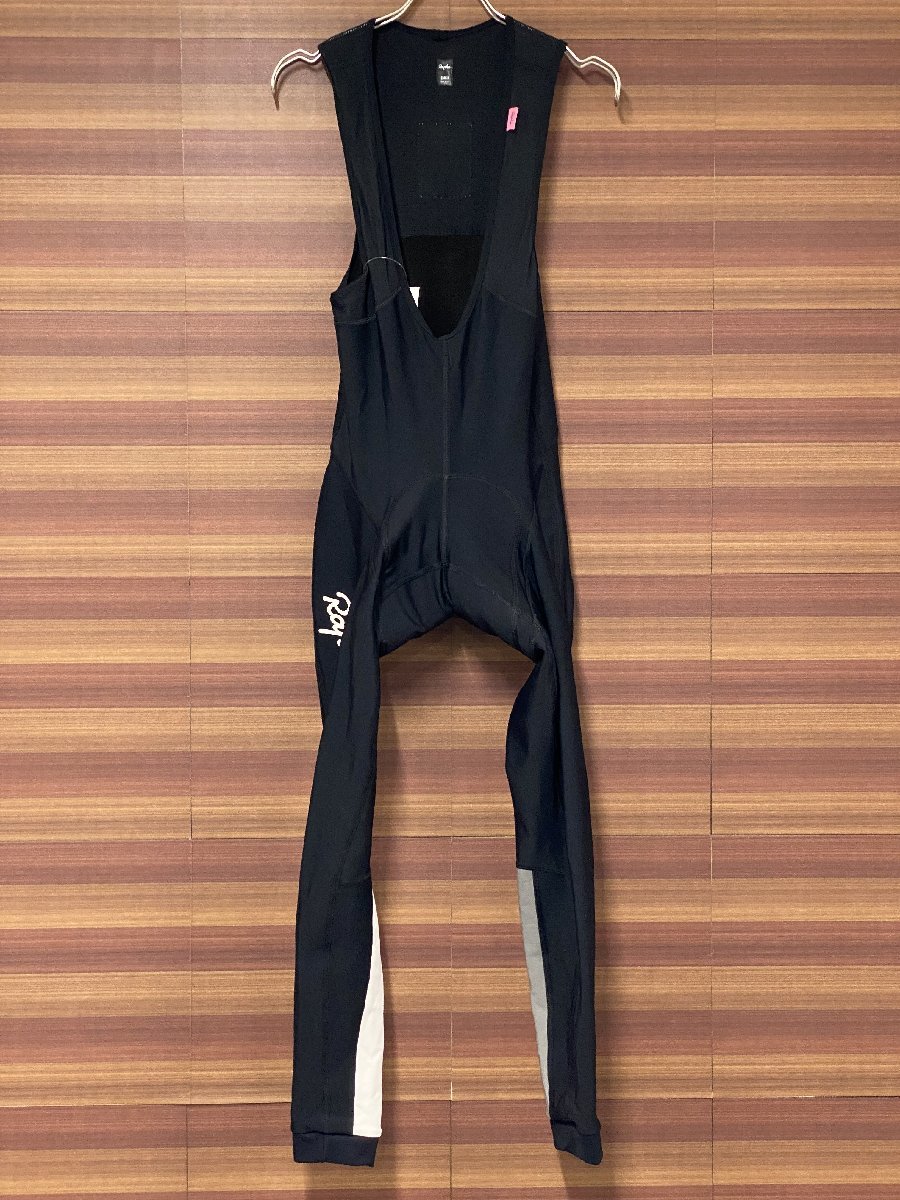 GM806 ラファ Rapha クラシックウィタータイツウィズパッド CLASSIC WINTER TIGHT 黒 裏起毛 S スレあり_画像1